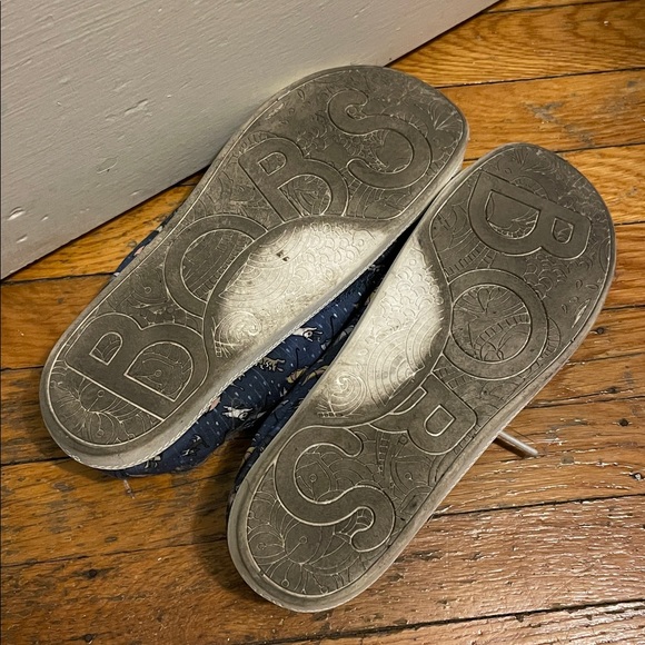 Bobs from Sketchers Navy Beach Bingo Puddle Pals Sneakers Size Women's 6.5 - Picture 9 of 9